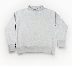 Perfectwhitetee Faris Heather Gray Sweatshirt- Medium